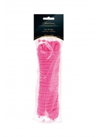 Розовая веревка для связывания Sweet Caress Rope - 10 метров - Sweet Caress - купить с доставкой в Вологде
