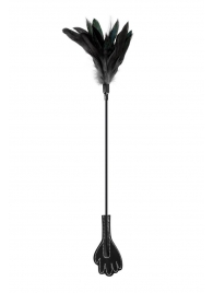 Двусторонний стек-щекоталка Sweet Caress Feather Whip - 58 см. - Sweet Caress - купить с доставкой в Вологде
