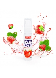 Гель-смазка Tutti-frutti с земляничным вкусом - 30 гр. - Биоритм - купить с доставкой в Вологде