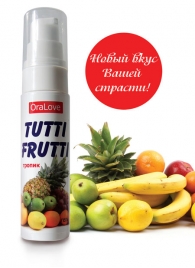 Гель-смазка Tutti-frutti со вкусом тропических фруктов - 30 гр. - Биоритм - купить с доставкой в Вологде