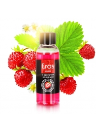 Массажное масло Eros fantasy с ароматом земляники - 50 мл. - Биоритм - купить с доставкой в Вологде