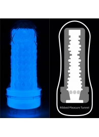 Светящийся в темноте мастурбатор Lumino Play Masturbator Ribbed - Lovetoy - в Вологде купить с доставкой