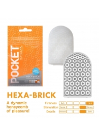 Карманный мастурбатор HEXA-BRICK - Tenga - в Вологде купить с доставкой