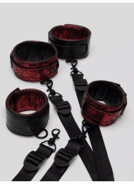 Изысканный набор фиксаций на кровати Reversible Under Mattress Restraint Set - Fifty Shades of Grey - купить с доставкой в Вологде