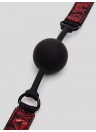 Кляп-шар на двусторонних ремешках Reversible Silicone Ball Gag - Fifty Shades of Grey - купить с доставкой в Вологде
