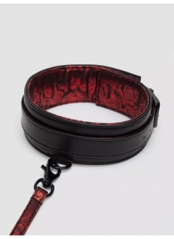 Стильный ошейник с поводком Reversible Faux Leather Collar and Lead - Fifty Shades of Grey - купить с доставкой в Вологде