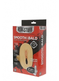 Мастурбатор-вагина с вибрацией и выносным пультом управления REALSTUFF SMOOTH   BALD - Dream Toys - в Вологде купить с доставкой