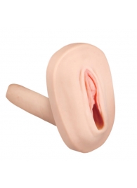 Мастурбатор-вагина с вибрацией и выносным пультом управления REALSTUFF SMOOTH   BALD - Dream Toys - в Вологде купить с доставкой
