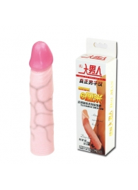 Удлиняющая насадка на пенис Deep Love - 21,5 см. - Baile - в Вологде купить с доставкой