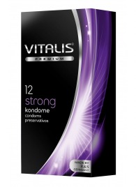 Презервативы с утолщённой стенкой VITALIS PREMIUM strong - 12 шт. - Vitalis - купить с доставкой в Вологде