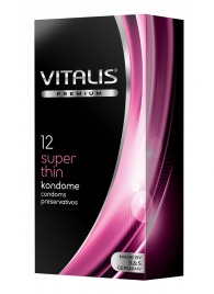 Ультратонкие презервативы VITALIS PREMIUM super thin - 12 шт. - Vitalis - купить с доставкой в Вологде
