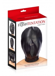 Маска-шлем на голову с отверстиями для дыхания - Fetish Tentation - купить с доставкой в Вологде