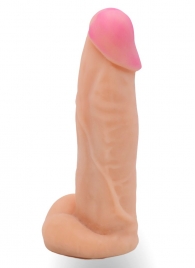 Телесная насадка на Harness с коннектором в ламинате - 20 см. - LOVETOY (А-Полимер) - купить с доставкой в Вологде