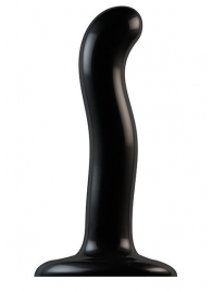 Черный фаллоимитатор-насадка Strap-On-Me P G spot Dildo size S - 16,4 см. - Strap-on-me - купить с доставкой в Вологде