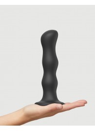 Черная насадка Strap-On-Me Dildo Geisha Balls size XL - Strap-on-me - купить с доставкой в Вологде