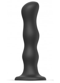 Черная насадка Strap-On-Me Dildo Geisha Balls size XL - Strap-on-me - купить с доставкой в Вологде