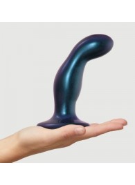 Темно-синяя насадка Strap-On-Me Dildo Plug Snaky size M - Strap-on-me - купить с доставкой в Вологде