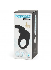 Черное эрекционное виброкольцо Happy Rabbit Rechargeable Rabbit Cock Ring - Happy Rabbit - в Вологде купить с доставкой