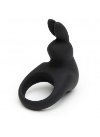 Черное эрекционное виброкольцо Happy Rabbit Rechargeable Rabbit Cock Ring - Happy Rabbit - в Вологде купить с доставкой