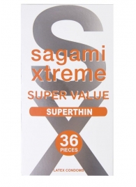 Ультратонкие презервативы Sagami Xtreme Superthin - 36 шт. - Sagami - купить с доставкой в Вологде