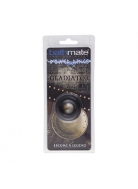 Чёрное эрекционное кольцо Gladiator - Bathmate - в Вологде купить с доставкой