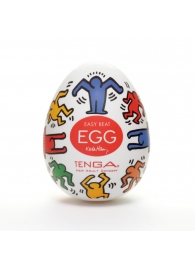 Мастурбатор-яйцо Keith Haring EGG DANCE - Tenga - в Вологде купить с доставкой
