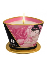 Массажная свеча Rose Petals с ароматом розы - 170 мл. - Shunga - купить с доставкой в Вологде