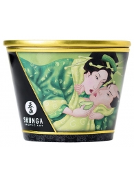Массажная свеча Exotic Green Tea с ароматом зелёного чая - 170 мл. - Shunga - купить с доставкой в Вологде