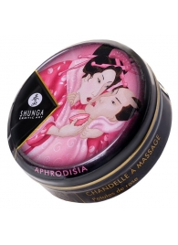 Массажная свеча Rose Petals с ароматом розы - 30 мл. - Shunga - купить с доставкой в Вологде