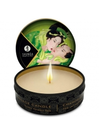 Массажная свеча Exotic Green Tea с ароматом зелёного чая - 30 мл. - Shunga - купить с доставкой в Вологде