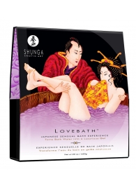 Соль для ванны Lovebath Sensual lotus, превращающая воду в гель - 650 гр. - Shunga - купить с доставкой в Вологде