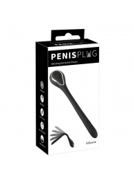 Черный гибкий уретральный стимулятор с вибрацией Vibrating Bendable Dilator - 13,5 см. - Orion - купить с доставкой в Вологде