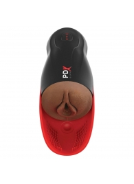 Коричневый мастурбатор-вагина с вибрацией Fuck-O-Matic 2 - Pipedream - в Вологде купить с доставкой