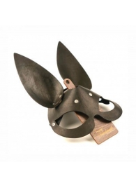 Черная гладкая маска  Зайка  с длинными ушками - Crazy Handmade - купить с доставкой в Вологде