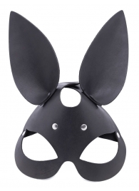 Черная гладкая маска  Зайка  с длинными ушками - Crazy Handmade - купить с доставкой в Вологде