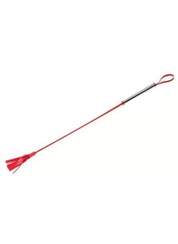 Красный латексный стек с лентами - 62 см. - Sitabella - купить с доставкой в Вологде