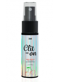 Клиторальный возбуждающий спрей Clit Me On Red Fruits - 12 мл. - INTT - купить с доставкой в Вологде