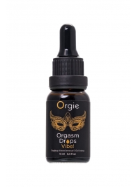 Возбуждающий гель для клитора ORGIE Orgasm Drops Vibe - 15 мл. - ORGIE - купить с доставкой в Вологде