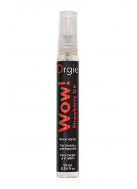 Оральный спрей ORGIE Wow! Strawberry Ice Blowjob Spray с охлаждающим и возбуждающим эффектом - 10 мл. - ORGIE - купить с доставкой в Вологде
