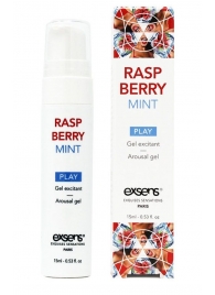 Возбуждающий гель Raspberry Mint с ароматом малины и мяты - 15 мл. - Exsens - купить с доставкой в Вологде