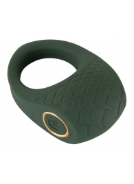 Зеленое эрекционное виброкольцо Luxurious Vibro Cock Ring - Orion - в Вологде купить с доставкой