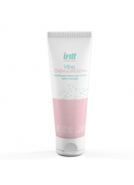 Лубрикант на водной основе Vibe Sensation с клубничным вкусом и легким вибрирующим эффектом - 50 гр. - INTT - купить с доставкой в Вологде