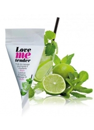 Съедобное согревающее массажное масло Love Me Tender Mojito с ароматом мохито - 10 мл. - Love to Love - купить с доставкой в Вологде