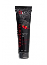 Интимный гель на водной основе Lube Tube Strawberry с клубничным вкусом - 100 мл. - ORGIE - купить с доставкой в Вологде
