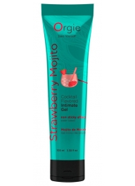 Съедобный интимный гель Orgie Lube Tube Cocktail Strawberry Mojito - 100 мл. - ORGIE - купить с доставкой в Вологде