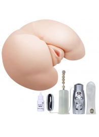 Вибрирующий мастурбатор-попка с ротацией и пультом управления - Baile - в Вологде купить с доставкой