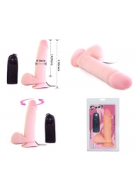 Реалистичный ротатор с выносным пультом - 20 см. - Baile