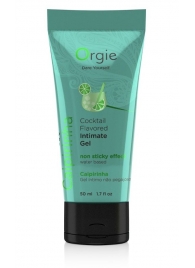 Съедобный интимный гель Orgie Lube Tube Cocktail Caipirinha - 50 мл. - ORGIE - купить с доставкой в Вологде