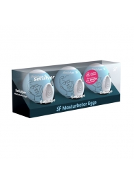 Набор из 3 мастурбаторов-яиц Satisfyer Savage - Satisfyer - в Вологде купить с доставкой