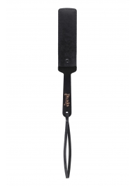 Черный кожаный пэддл - 37 см. - Pecado - купить с доставкой в Вологде